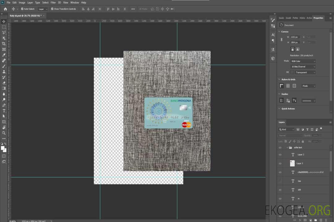 Argentine Banco Patagonia carte principale photolook recto template Argentine Banco Patagonia carte principale photolook recto template